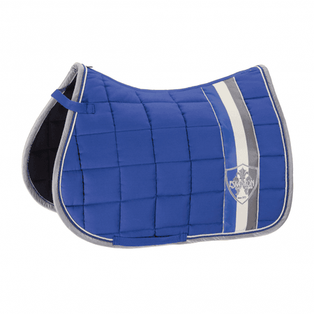 Eskadron Classic Sports Big Square Cotton Saddlecloth - Atlantic Blue - For The Horse from Oakfield | Country Fashion Equestrian UK