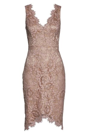 Eliza J Tulip Hem Lace Cocktail Dress | Nordstrom