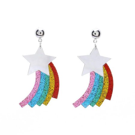 Rainbow Star Earrings - Own Saviour