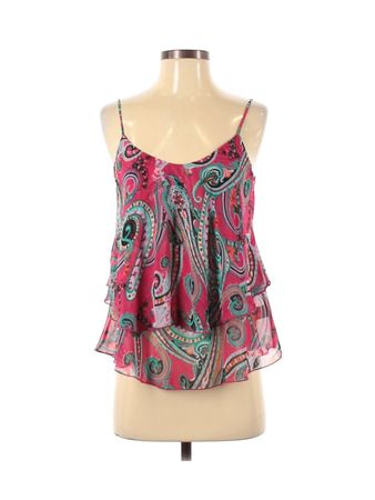 Urban Outfitters Paisley raspberry teal Sleeveless Blouse Size S - 71% off | thredUP