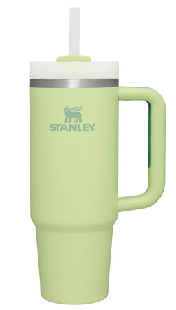 green Stanley tumbler