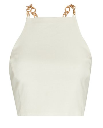 Cult Gaia Joey Chain-Embellished Top | INTERMIX®