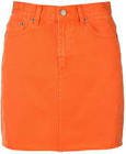 orange denim skirt - Google Search