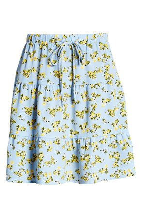 VERO MODA Saga Floral Tiered Skirt | Nordstrom