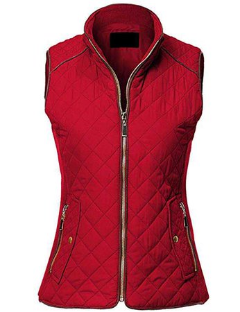 Amazon.com: MAYSIX APPAREL Sleeveless Lightweight Zip Up Quilted Padding Vest Jacket For Women (S-3XL): Clothing