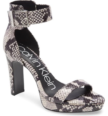 Calvin Klein Milana Ankle Strap Sandal (Women) | Nordstrom