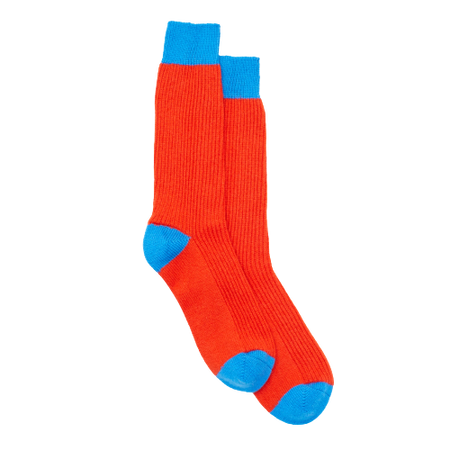 Guest in Residence - The Soft Socks in Cherry/Royal