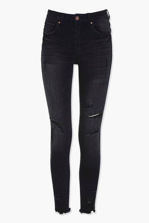 Distressed Skinny Jeans | Forever 21