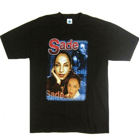 Vintage Sade Concert T Shirt Hip Hop Rap Tour 1990 90's 2000 – For All To Envy