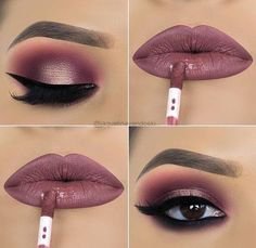 Pinterest - Burgundy Fall Makeup Idea | Love These Pins