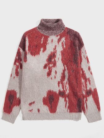 bloody pattern sweater