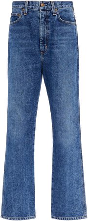 Agolde Pinch High-Rise Straight-Leg Jeans Size: 24