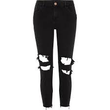 black distressed skinny jeans - Google Search