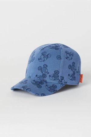Cotton Jersey Cap - Blue/Mickey Mouse - Kids | H&M US