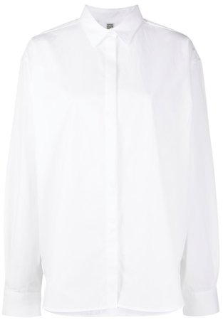 white oversize shirt