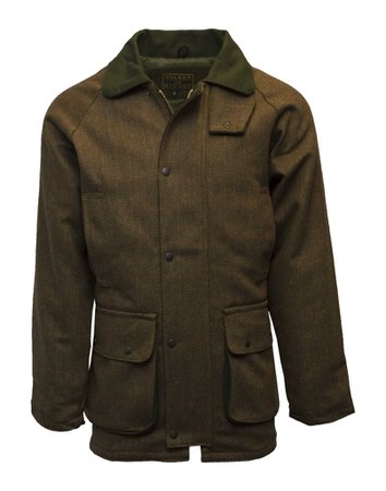 brown tweed jacket