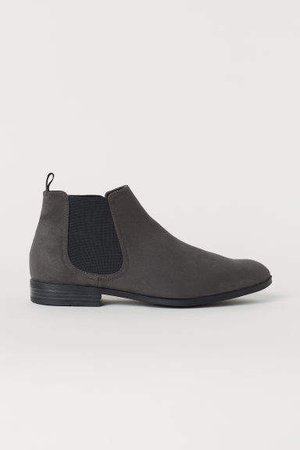 Chelsea-style Boots - Gray