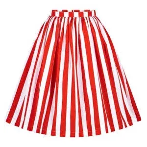red and white striped skirt - Google Shopping