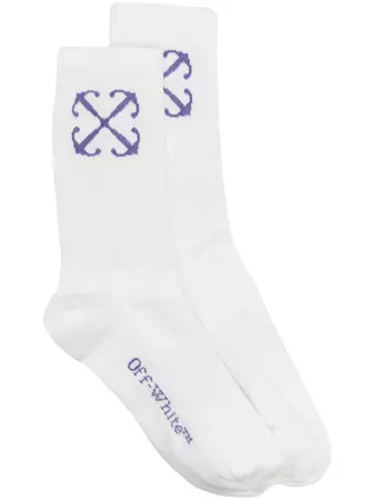 Off-White Arrows-print Ankle Socks - Farfetch