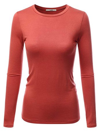 Red/Orange Long-Sleeve Shirt