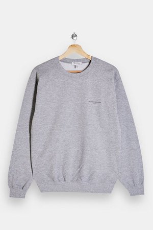 Gray New Horizons Sweatshirt | Topshop