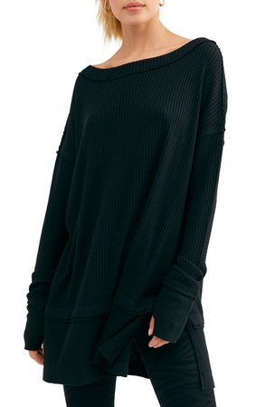 Free People North Shore Thermal Knit Tunic Top | Nordstrom