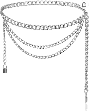 Silver Chain Belt