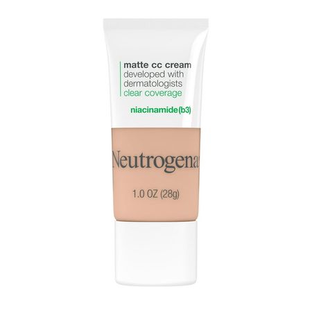 Neutrogena Clear Coverage Flawless Matte CC Cream, Barley Beige, 1 oz - Walmart.com