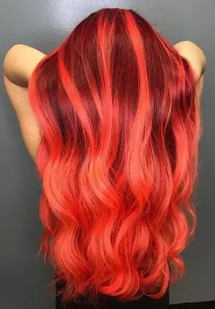 Popular Fiery Red Hair Color Shades for Long Hair in 2018 - Stylezco