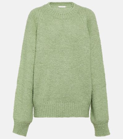 Druna Cashmere Sweater in Green - The Row | Mytheresa