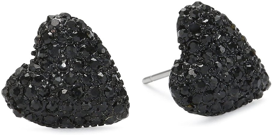 Amazon.com: Betsey Johnson "Essentials" Heart Stud Earrings: Jewelry