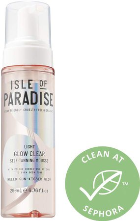 Isle Of Paradise Isle of Paradise - Glow Clear, Color Correcting Self-Tanning Mousse