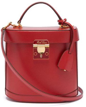 Benchley Grained Leather Shoulder Bag - Womens - Red