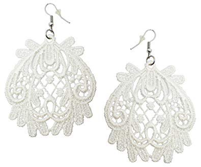 White Lace Earring 1