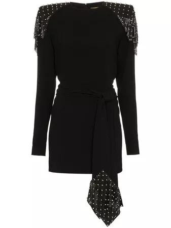Saint Laurent studded chainmail dress £3,460 - Shop Online - Fast Global Shipping, Price