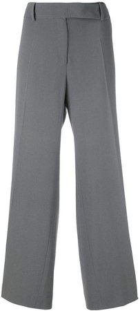 Pre-Owned pleated cropped trousers