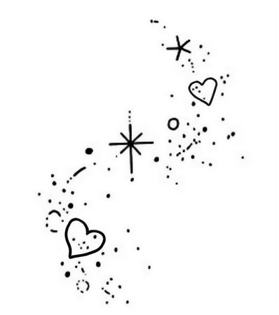 hearts and stars