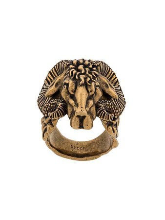 Gucci Antico Engraved Ring - Farfetch