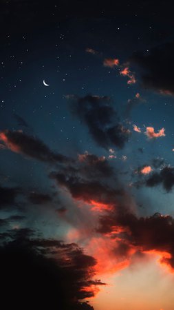 night sky aesthetic