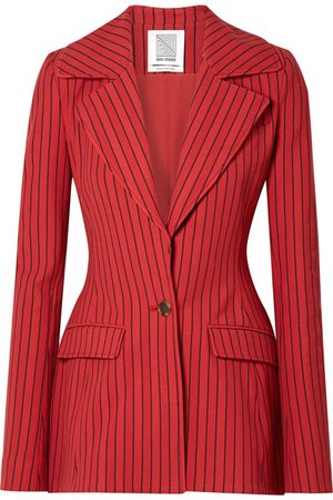 Rosie Assoulin | Blaze Your Saddles striped cotton-blend jacquard blazer | NET-A-PORTER.COM