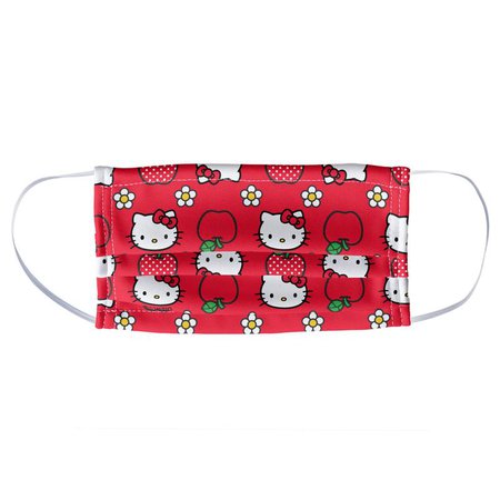 Hello Kitty and Apples Pattern Face Mask – MaskClub