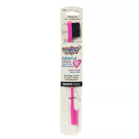 Camryn's BFF Gentle Edges Double-Sided Brush/Comb - Hot Pink : Target