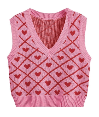 *.•heart sweater vest