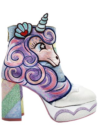 Irregular Choice | Shop Irregular Choice Daisy Dreams Unicorn Platform Boots at LAStyleRush.com – LA Style Rush