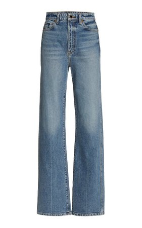 Danielle Stretch High-Rise Slim-Leg Jeans By Khaite | Moda Operandi