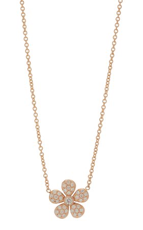 Ivy 18K Rose Gold Pendant Necklace by Colette Jewelry | Moda Operandi