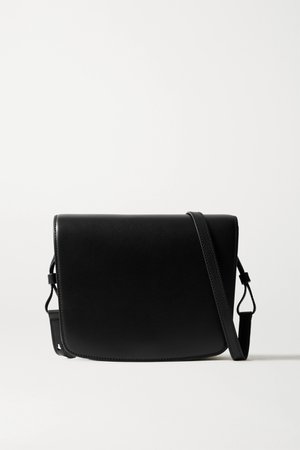 Black Julien large leather shoulder bag | The Row | NET-A-PORTER
