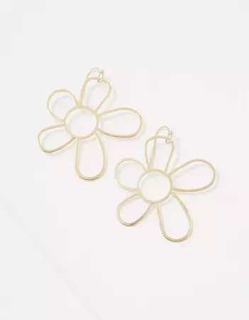 AEO Metal Flower Earring