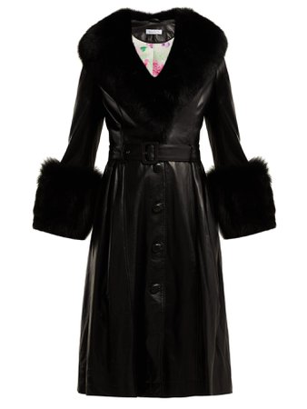 Foxy belted leather coat | Saks Potts | MATCHESFASHION.COM US