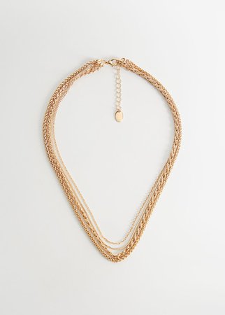 Multiple chain necklace - Women | Mango USA